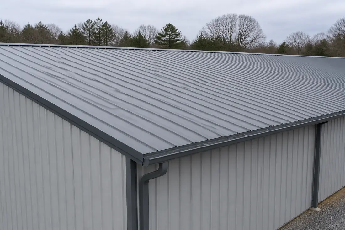 Commercial Metal Roofing project